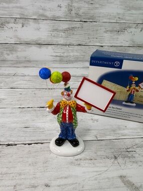 Department 56 Snow Village  - Send In The Clowns, Read Details